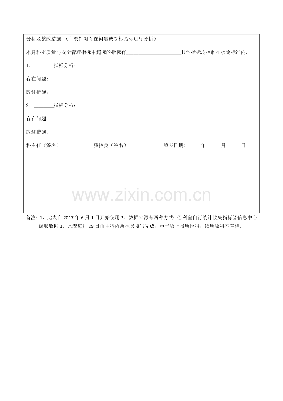 急诊科质量与安全管理指标统计分析表.doc_第3页