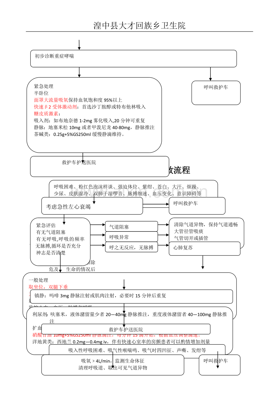 新12种急诊抢救流程图2.doc_第3页