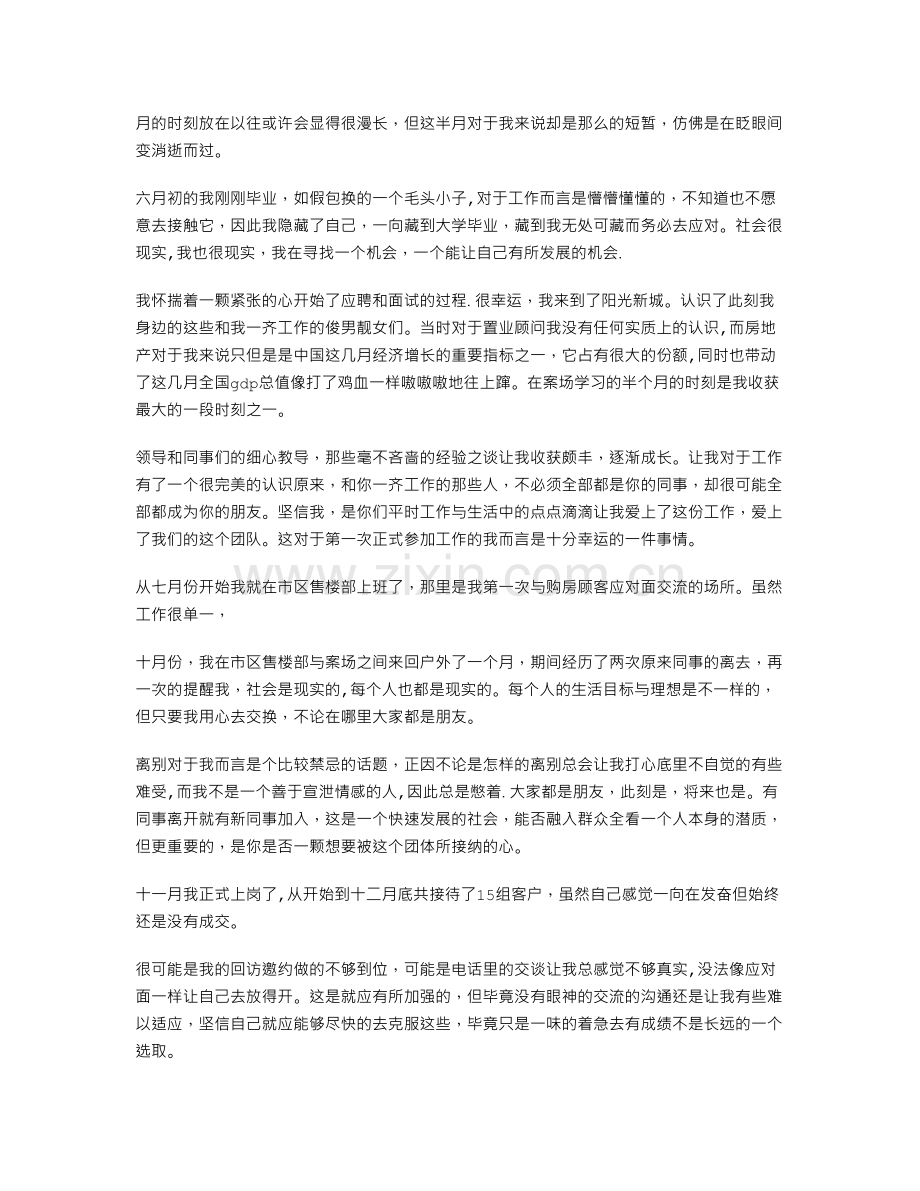 置业顾问月总结范文.doc_第2页