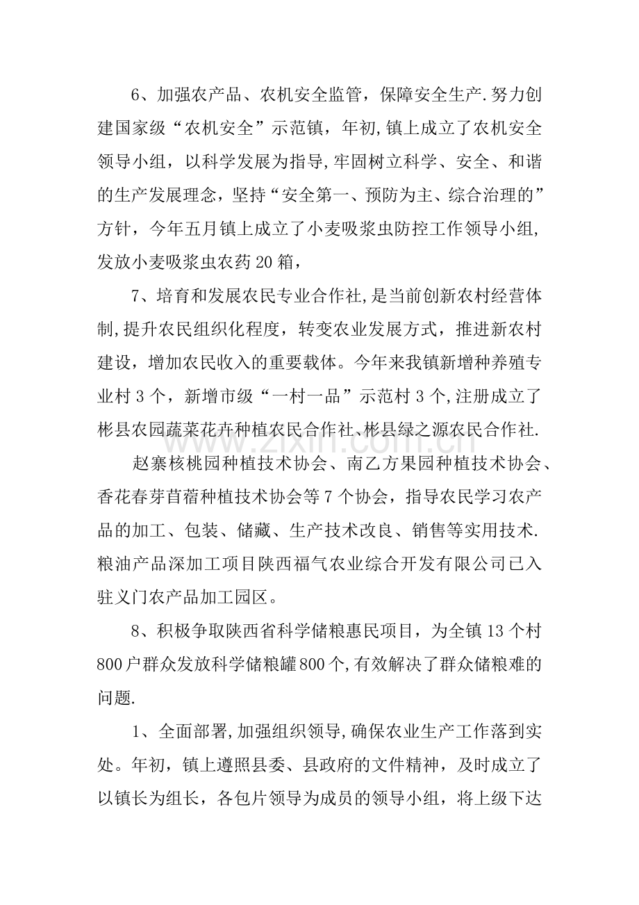 乡镇农业的工作总结.docx_第3页