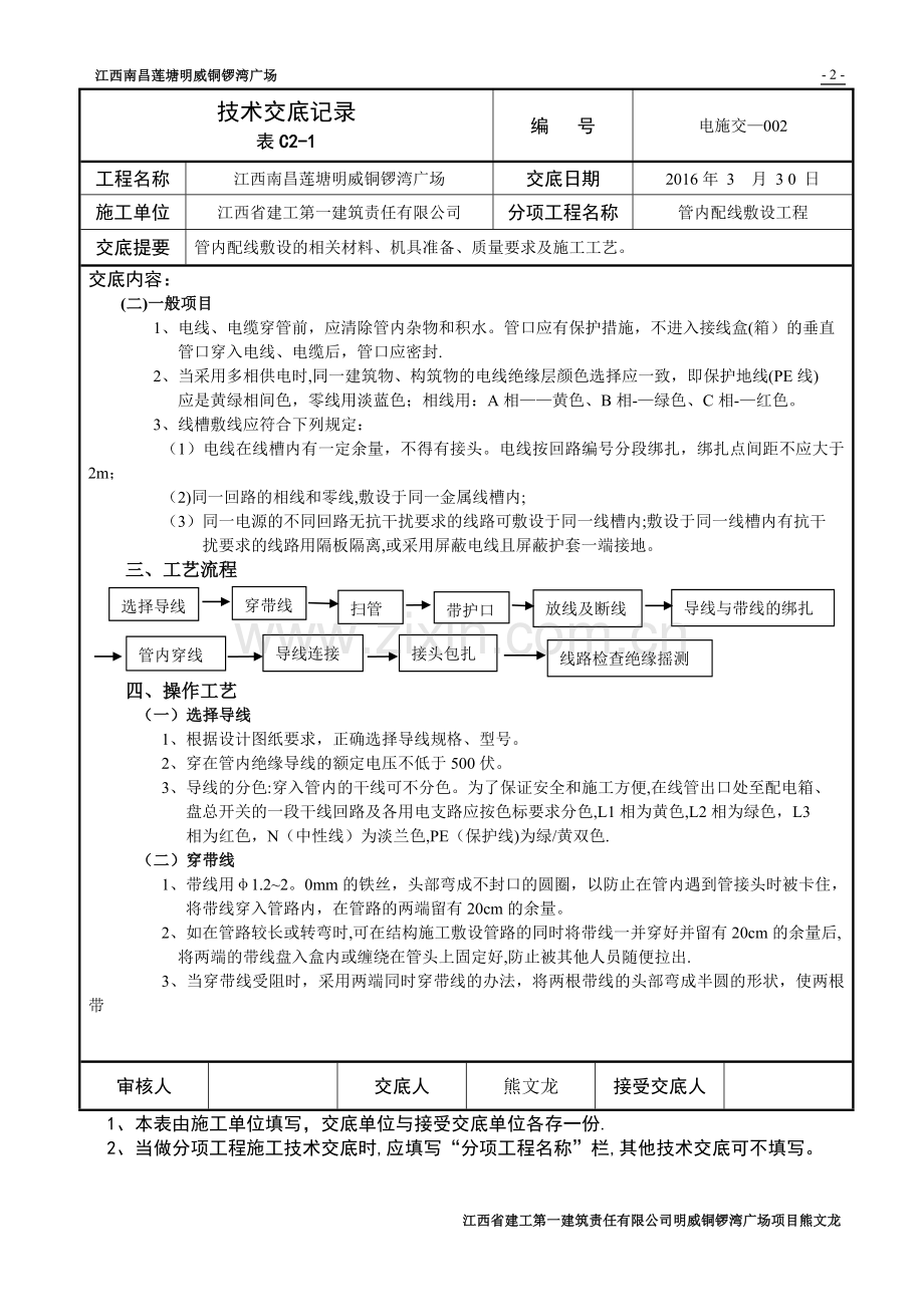 水电安装全套技术交底.doc_第2页