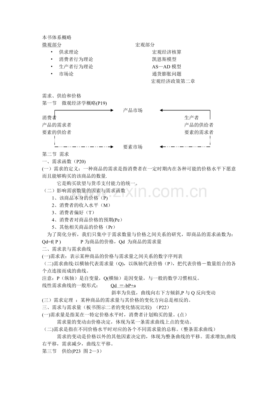 西方经济学复习重点(很全)70663.doc_第1页