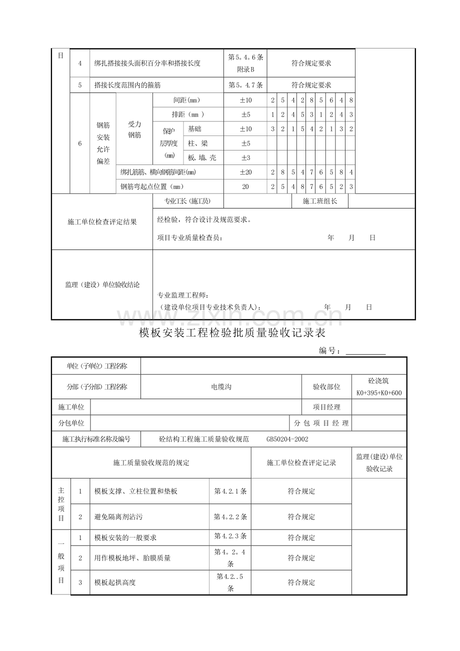 电缆沟检验批.doc_第2页