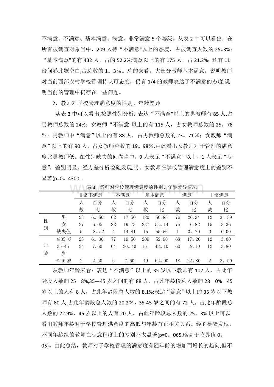 西部农村教师对学校管理满意度的调查研究-(自动保存的).doc_第2页