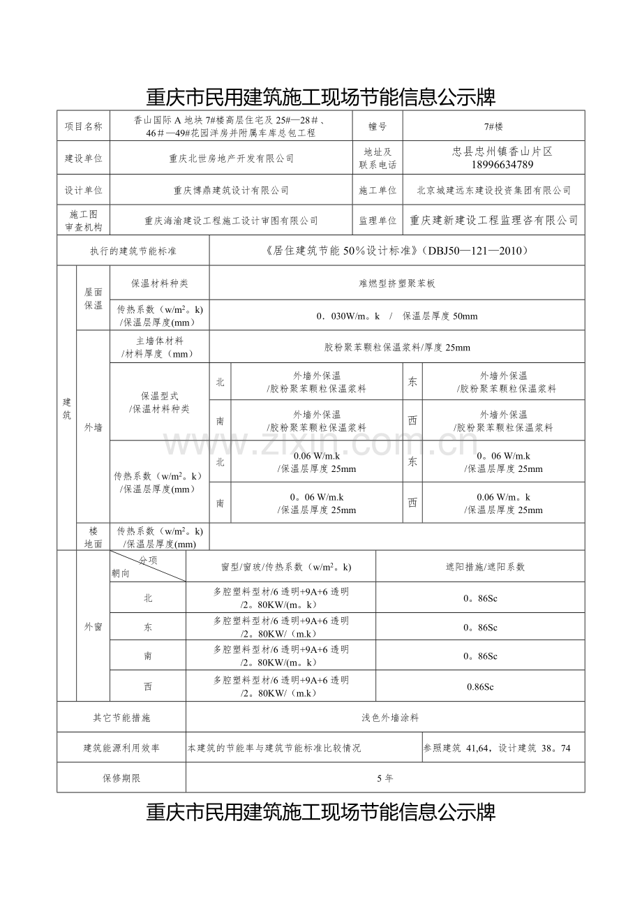 施工现场节能信息公示牌(1).doc_第1页