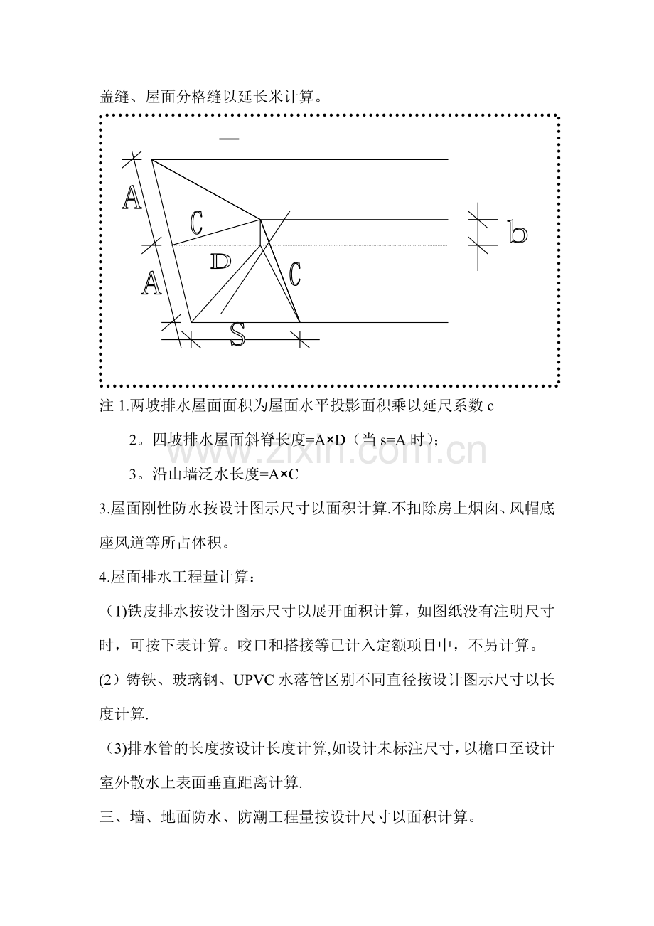 屋面及防水工程工程量计算规则.doc_第2页