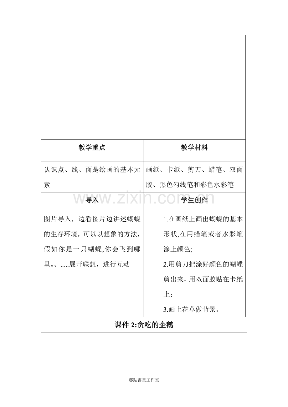 少儿美术综合创意班课程班计划.doc_第2页