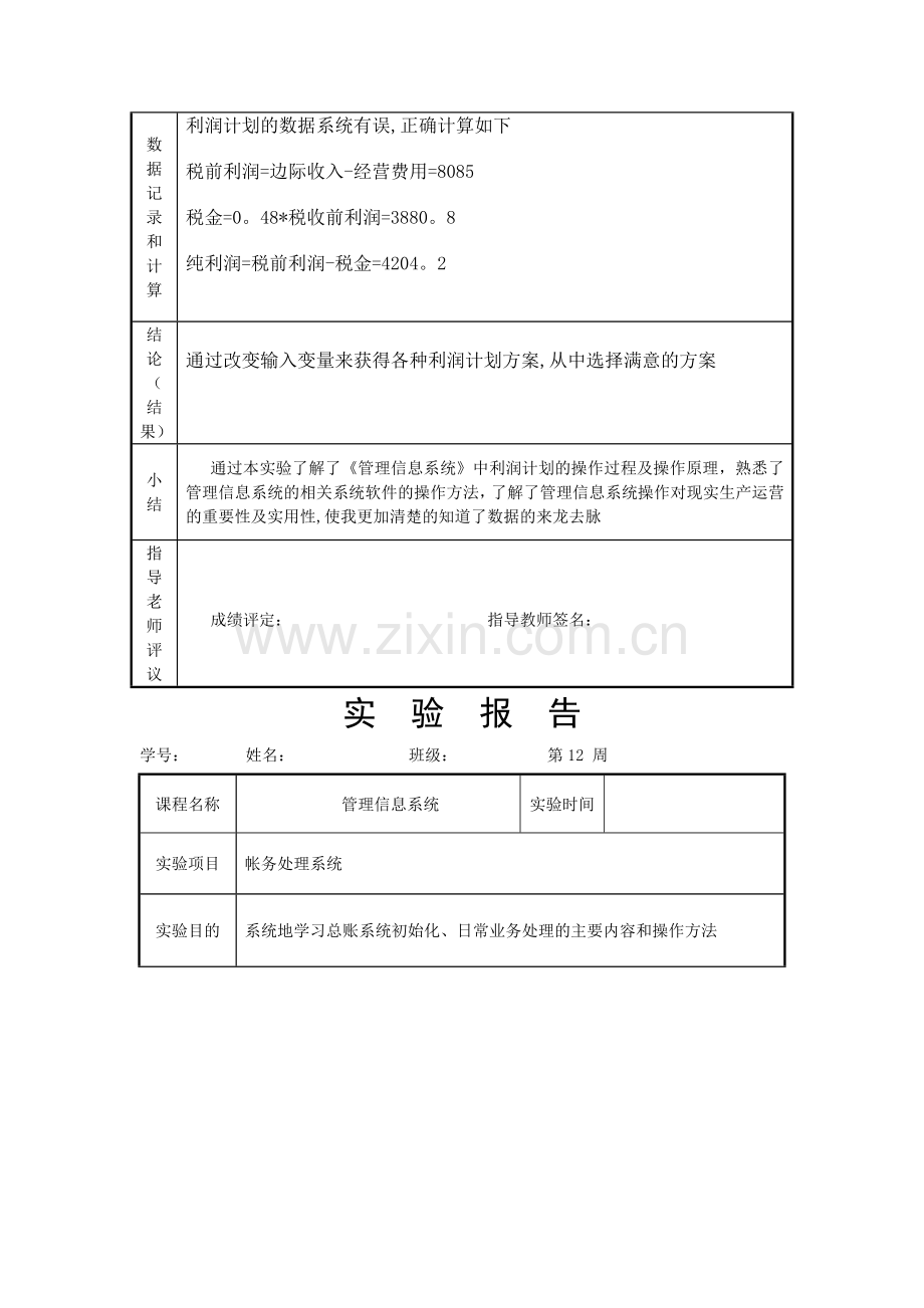 管理信息系统实验.docx_第2页