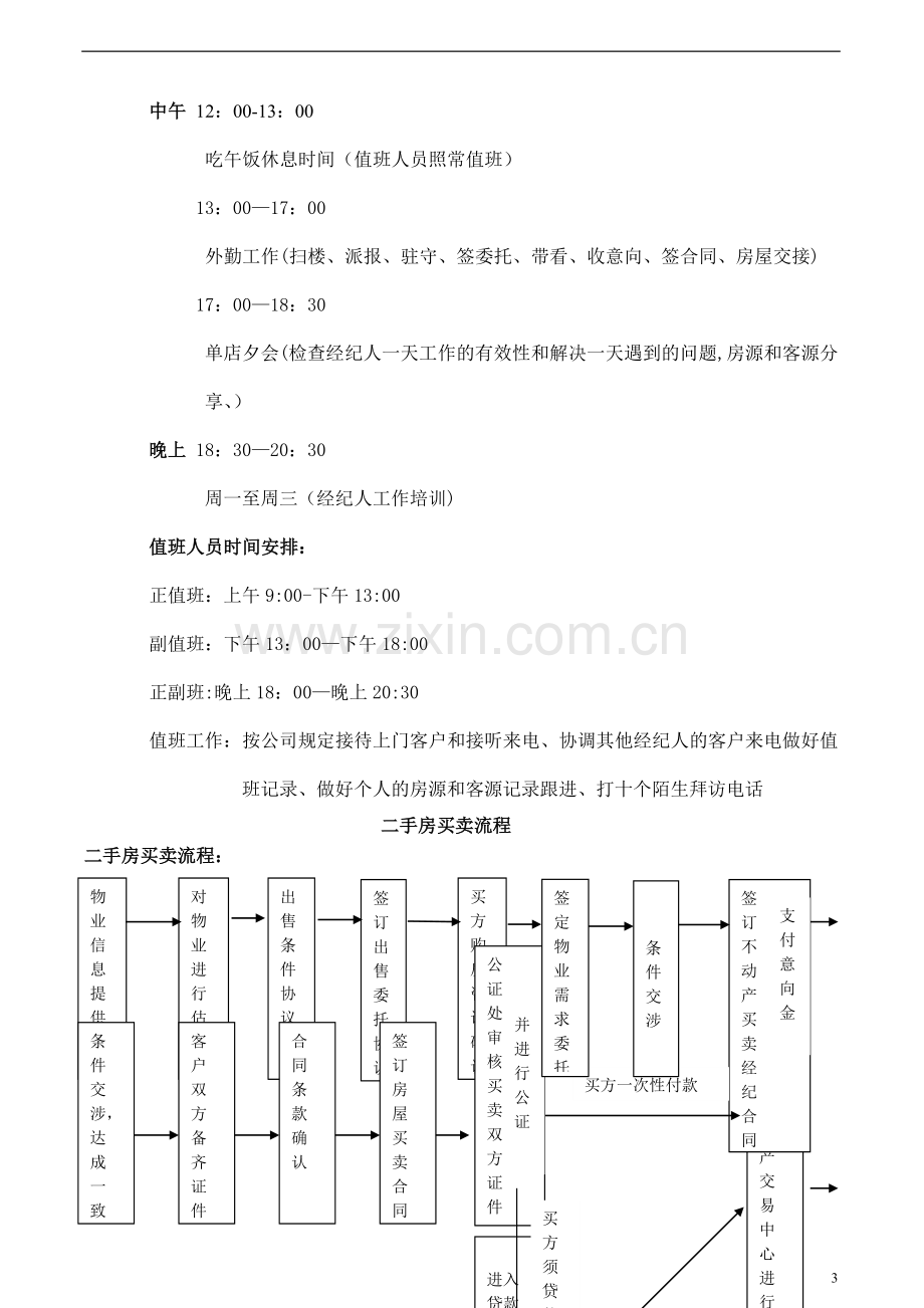 二手房买卖中介部运营管理控制流程.doc_第3页