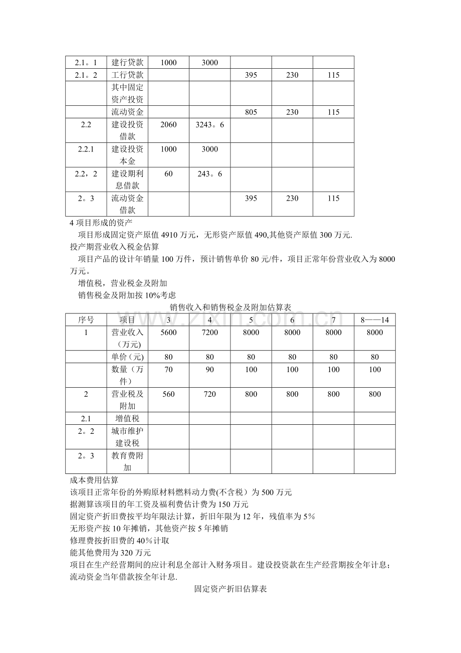 建筑工程经济学课程设计.doc_第3页