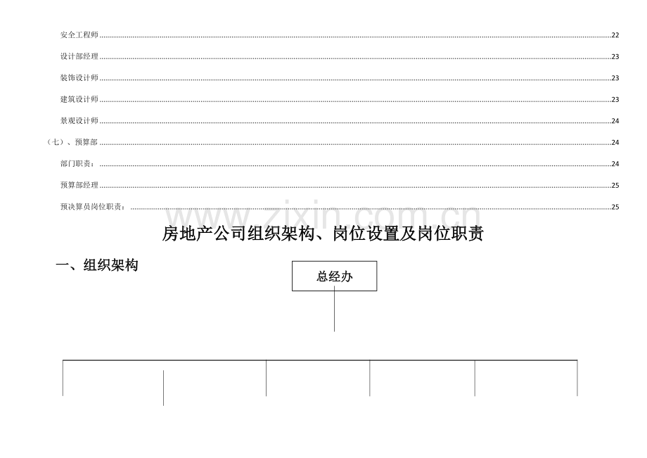 房地产公司组织架构及岗位设置.doc_第3页