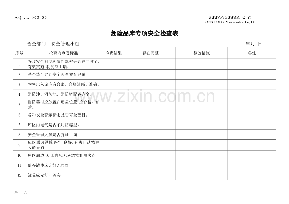 安全生产自纠自查表.doc_第3页