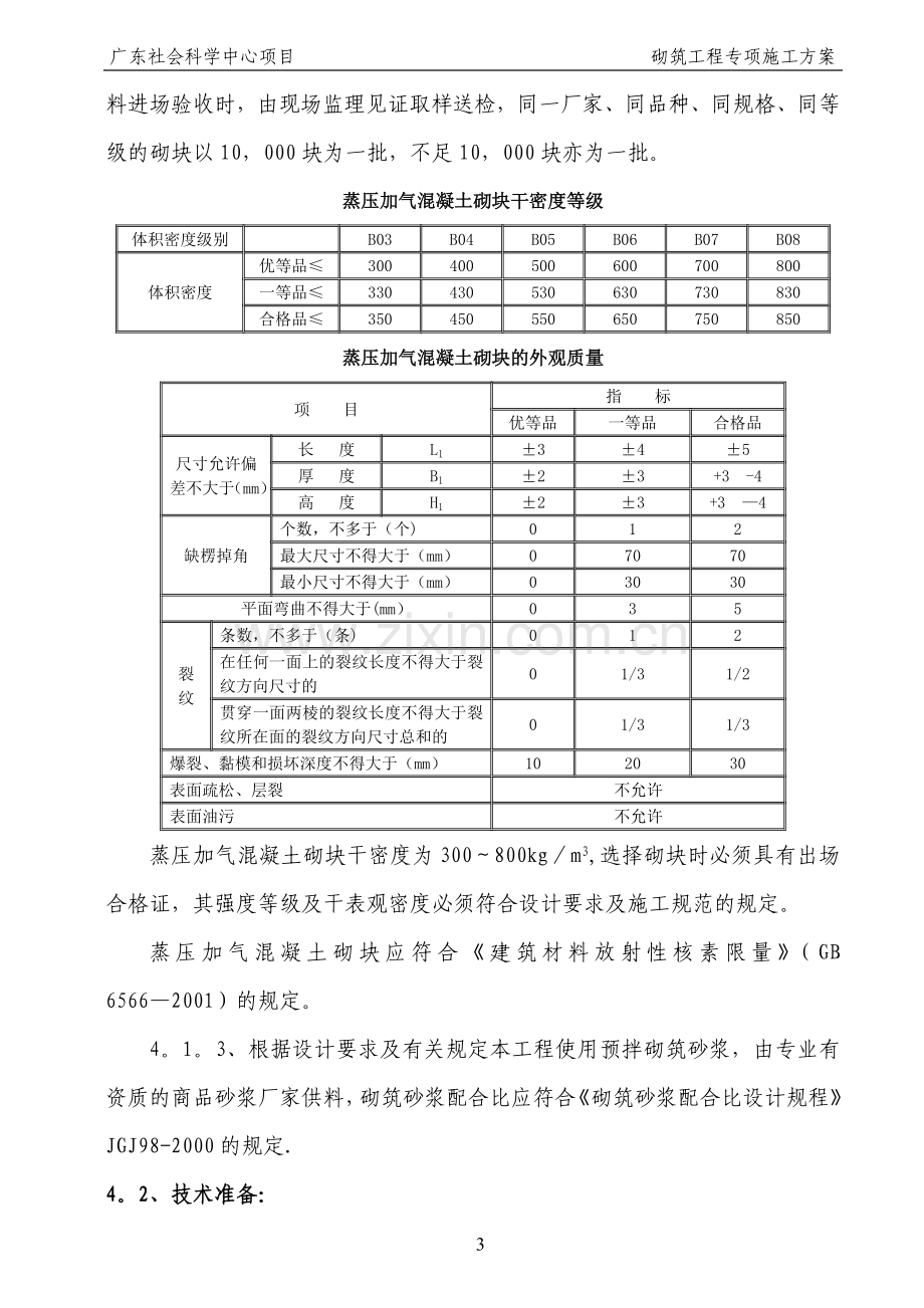 砌体(加气混凝土砌块)工程施工方案.doc_第3页