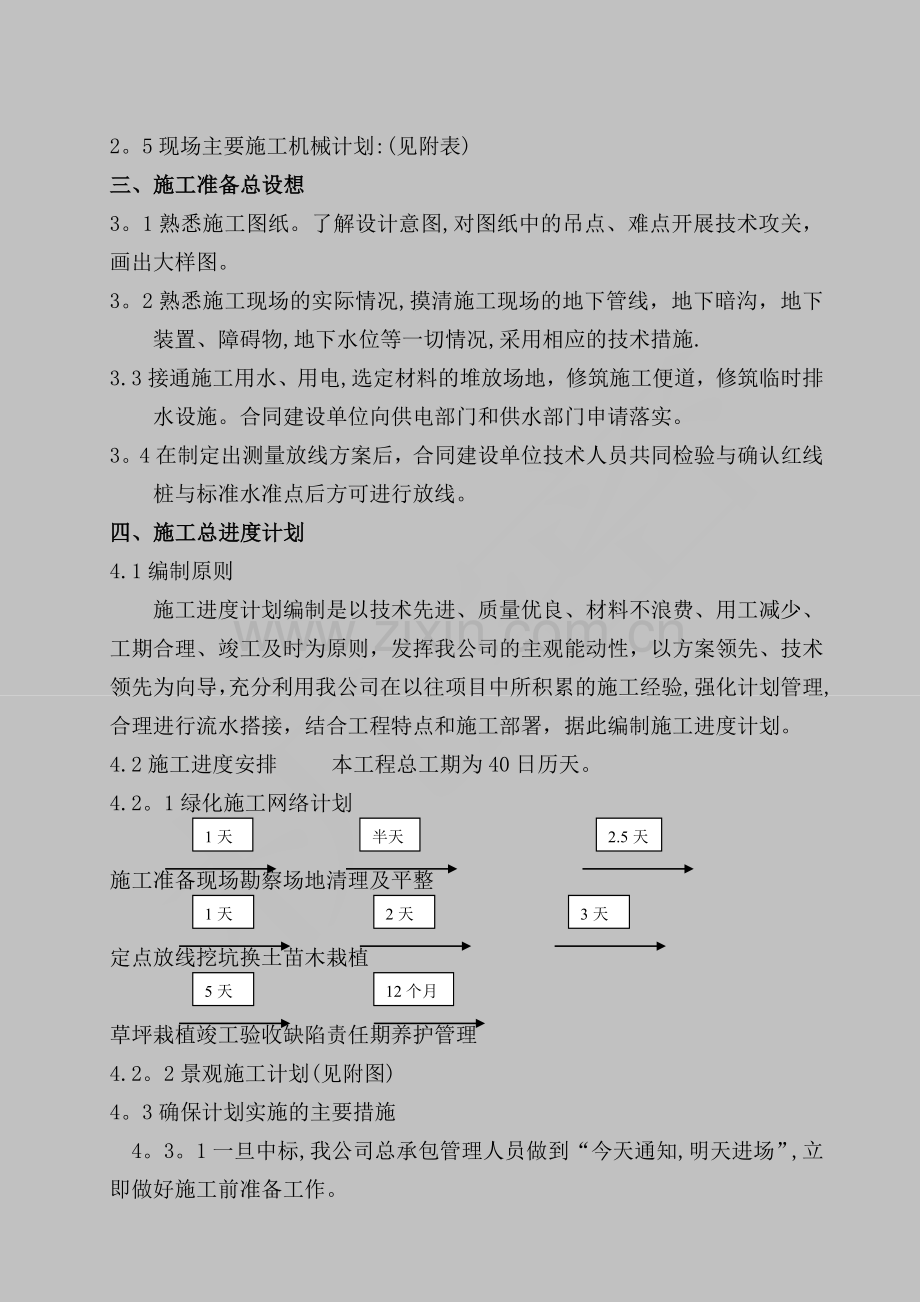 景观绿化工程施工组织设计方案.doc_第2页