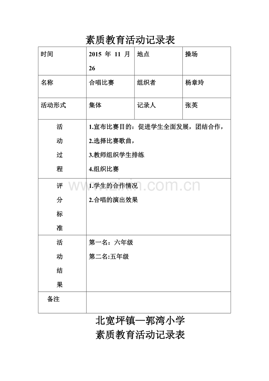 素质教育活动记录表2.doc_第3页