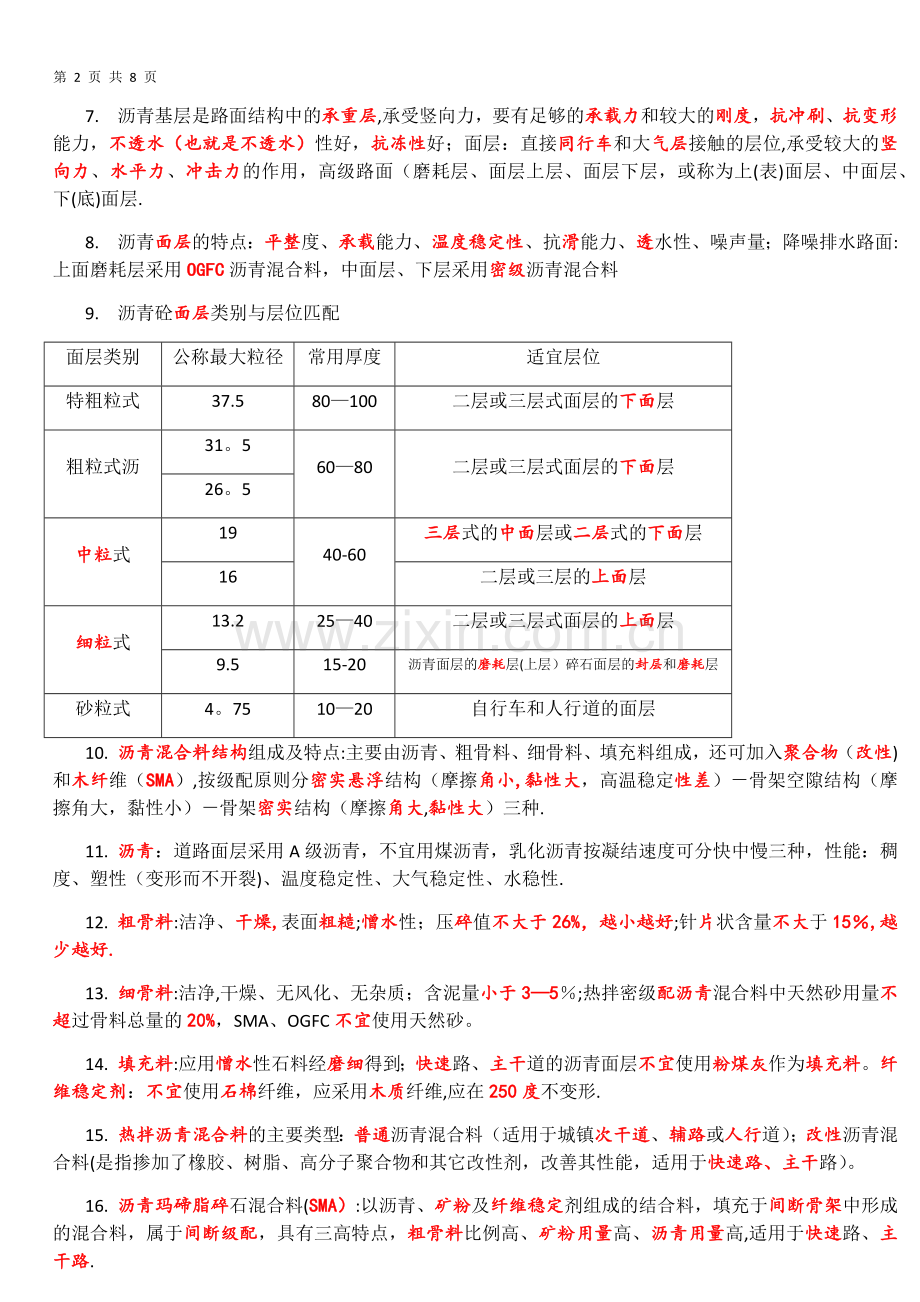 一建考试呕心沥血笔记-市政实务-第一章城镇道路.docx_第2页