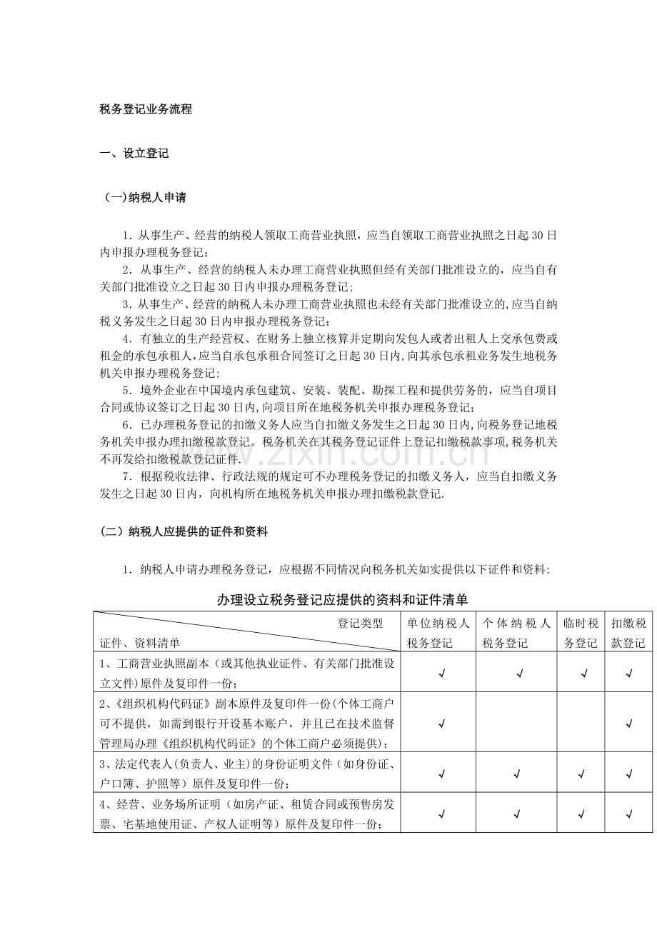 税务登记流程.doc_第1页