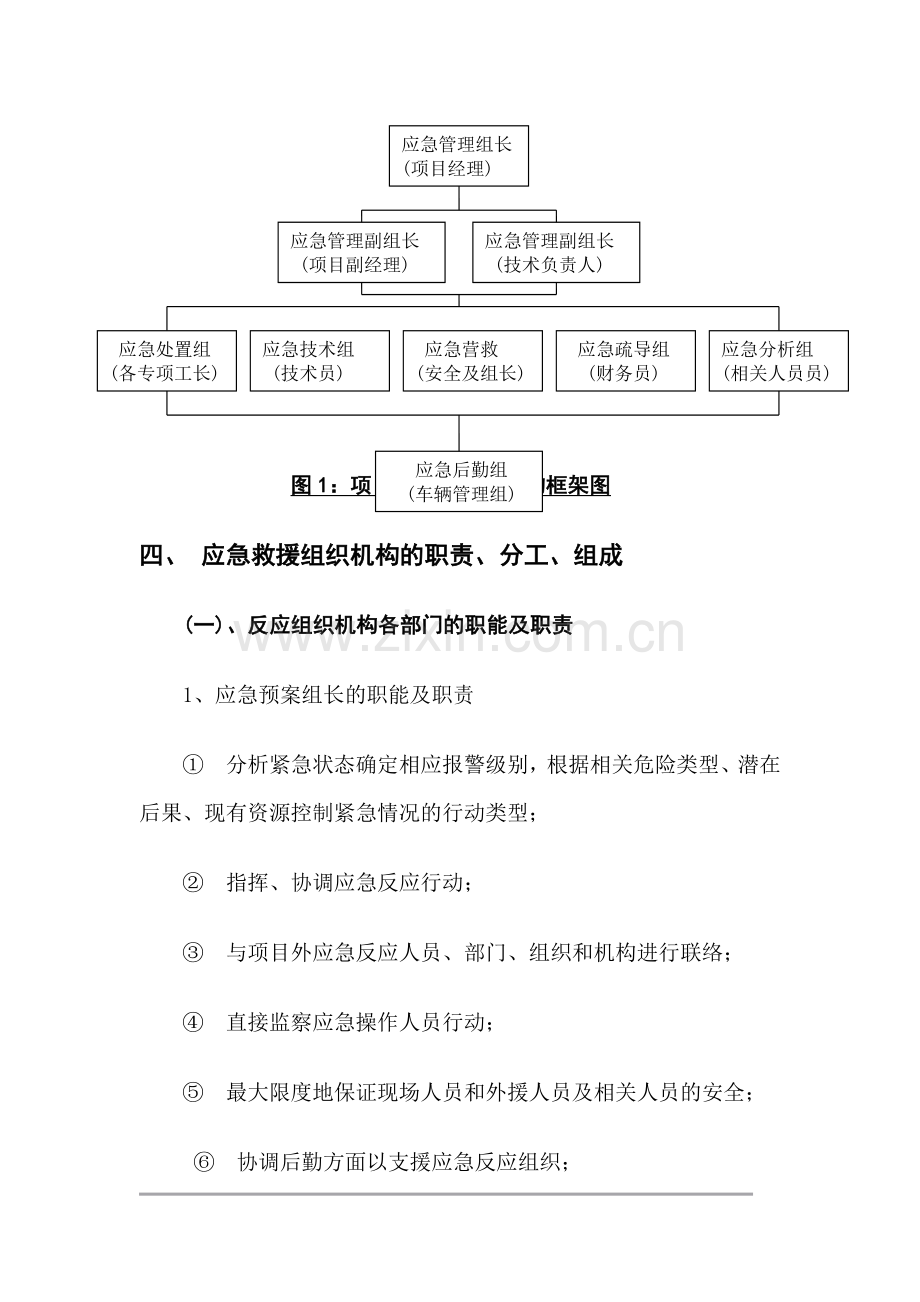 绿化施工安全事故应急预案施工方案.doc_第3页