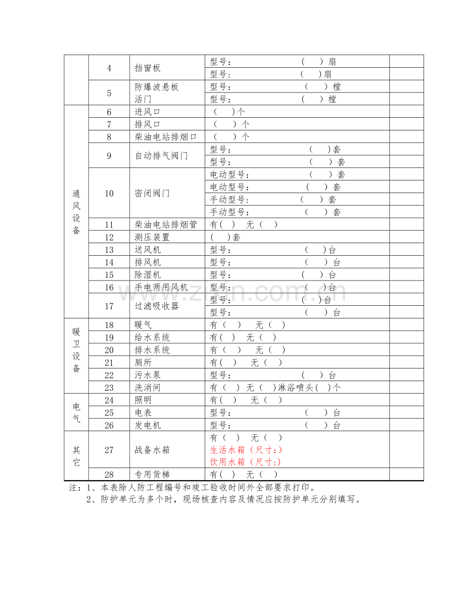 人防工程竣工验收备案申请表.doc_第3页