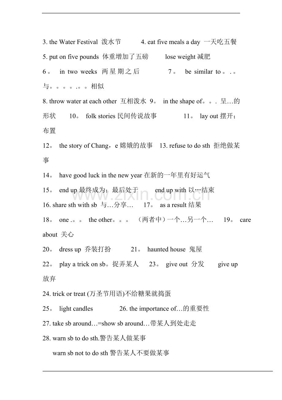 九年级新人教版英语各单元知识点归纳.doc_第3页