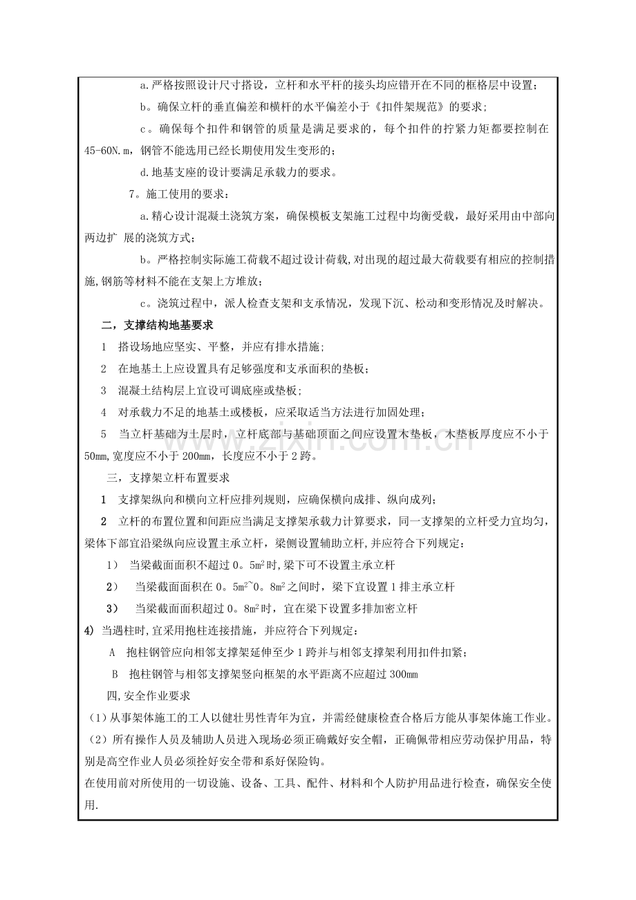 模板支撑系统安全技术交底.doc_第2页