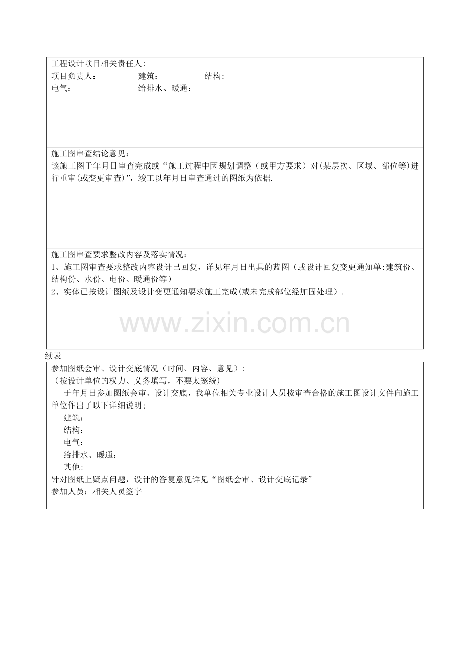 建设工程设计文件质量检查报告(模板).doc_第2页