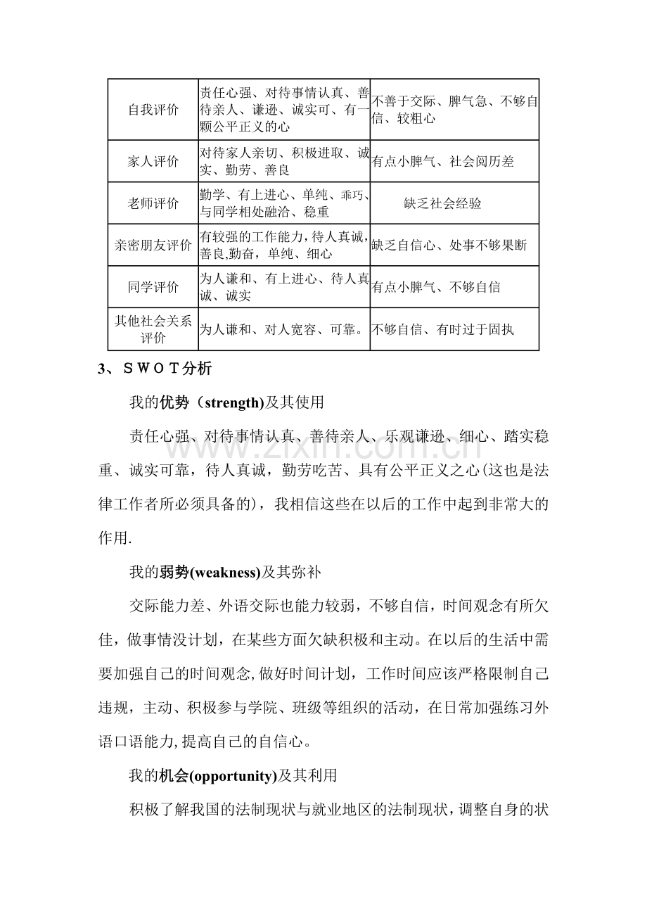 法学职业生涯规划书.doc_第3页