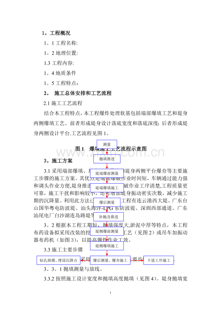 渔港防波堤爆破挤淤工程.doc_第1页