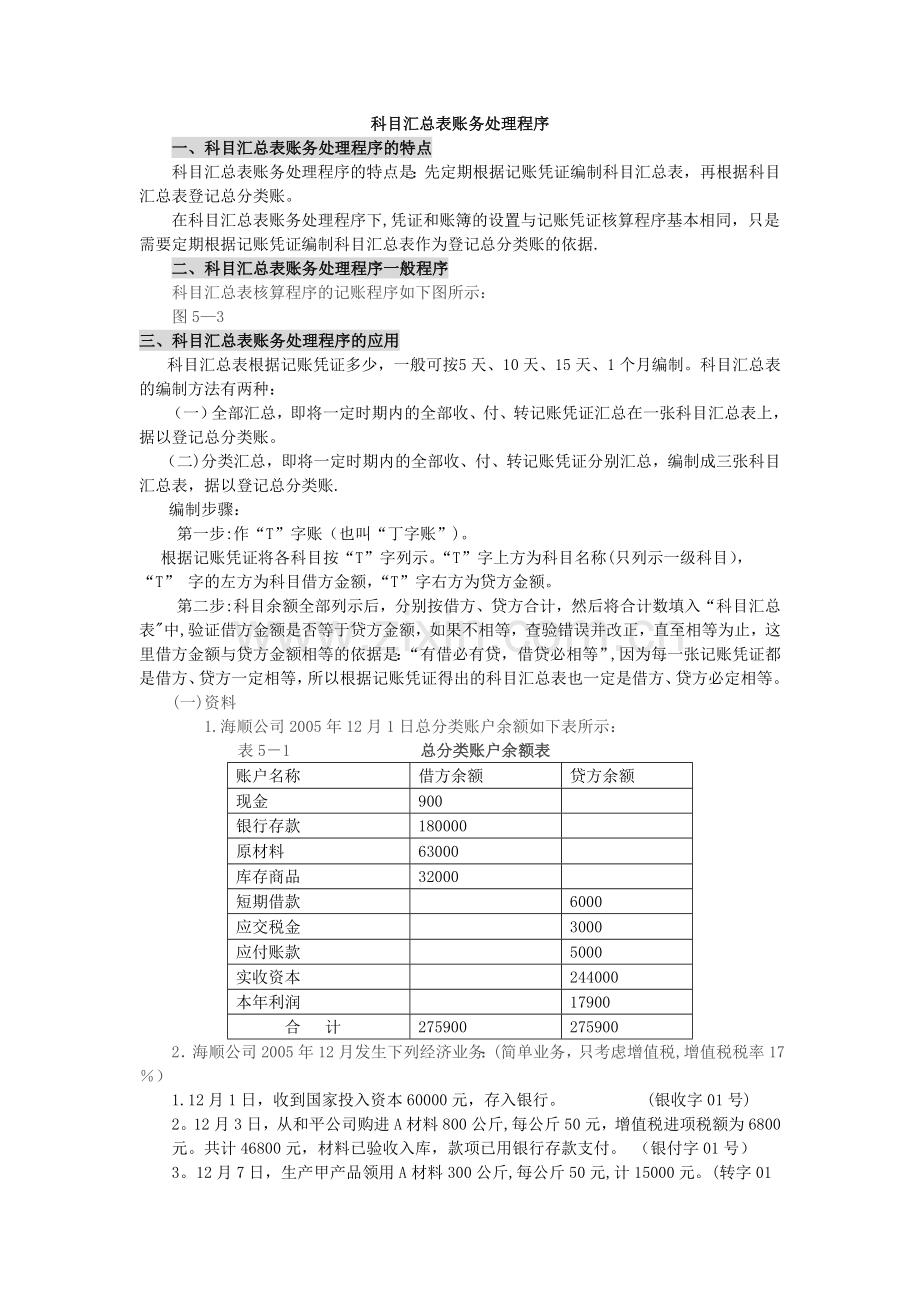 科目汇总表账务处理程序.doc_第1页