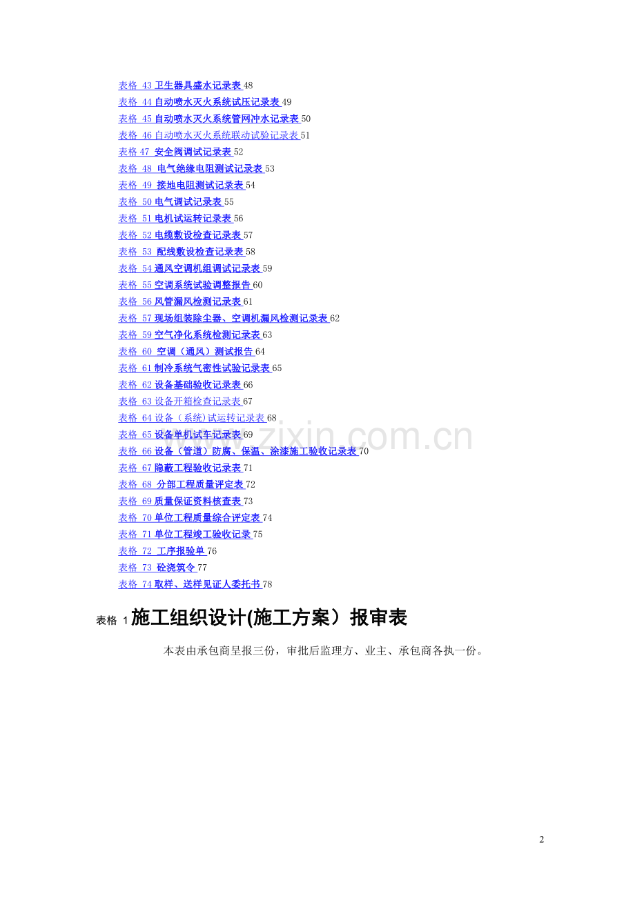 安装工程监理表格全集74张表格.doc_第2页