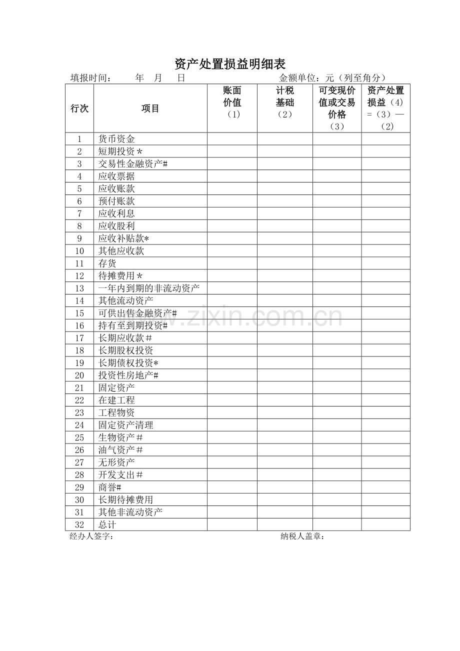 清算企业所得税申报表.doc_第2页