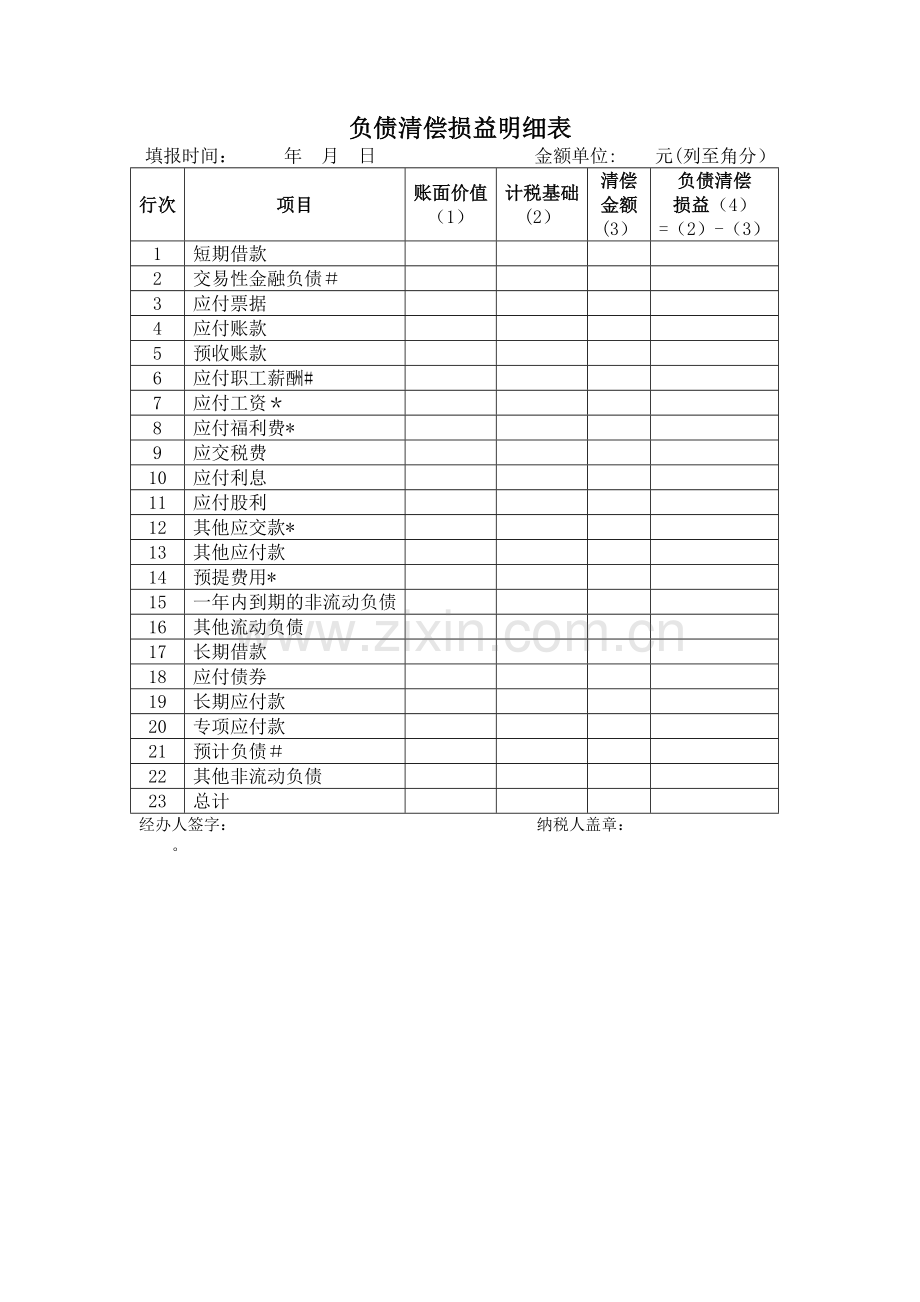 清算企业所得税申报表.doc_第3页