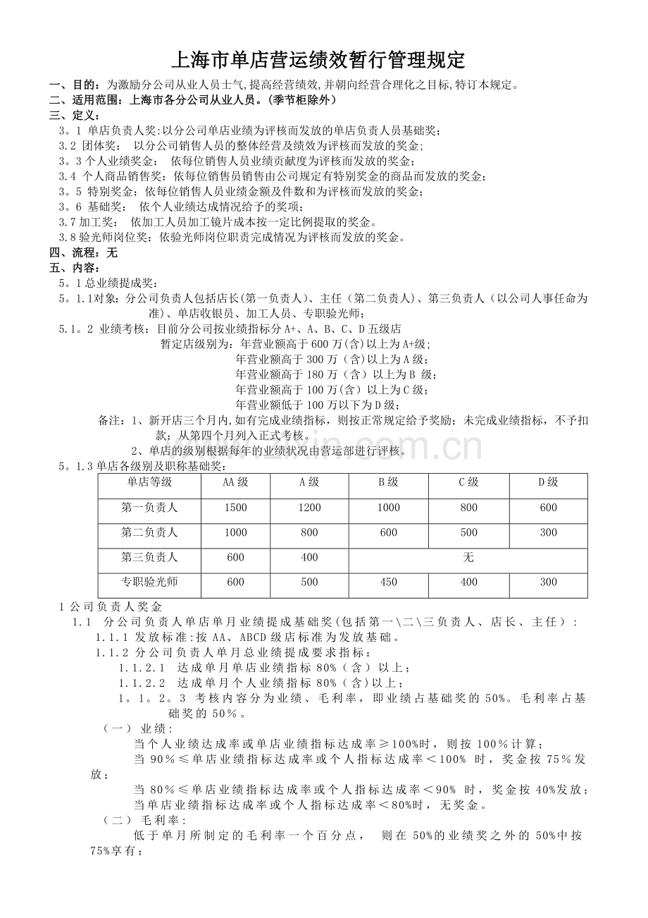 营运绩效规定.doc_第1页