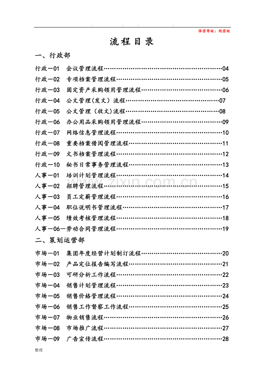 碧桂园集团全套管理流程图.doc_第1页