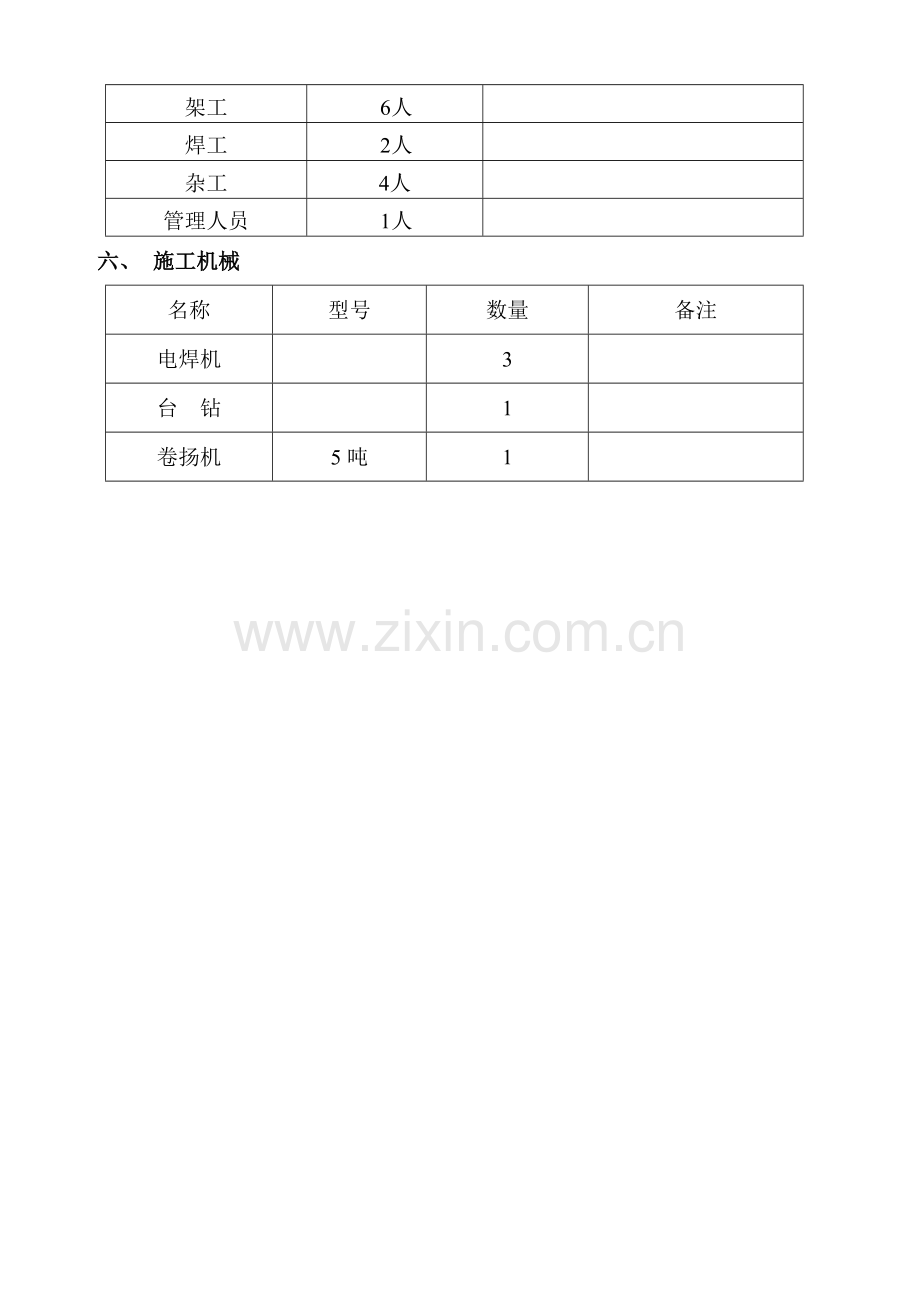 主厂房天顶照明灯具安装安措施工方案.doc_第3页