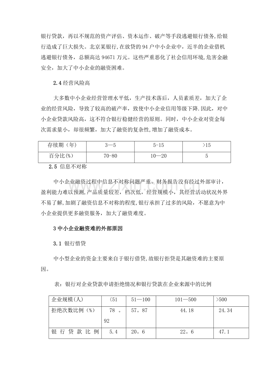 中小企业融资难成因及其缓解途径探讨.docx_第3页