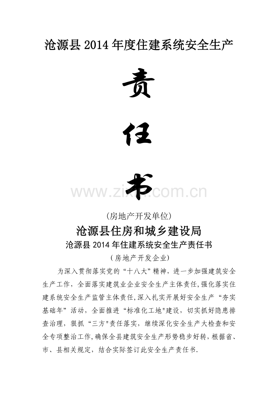 房地产开发企业安全生产管理量化考核表.doc_第1页