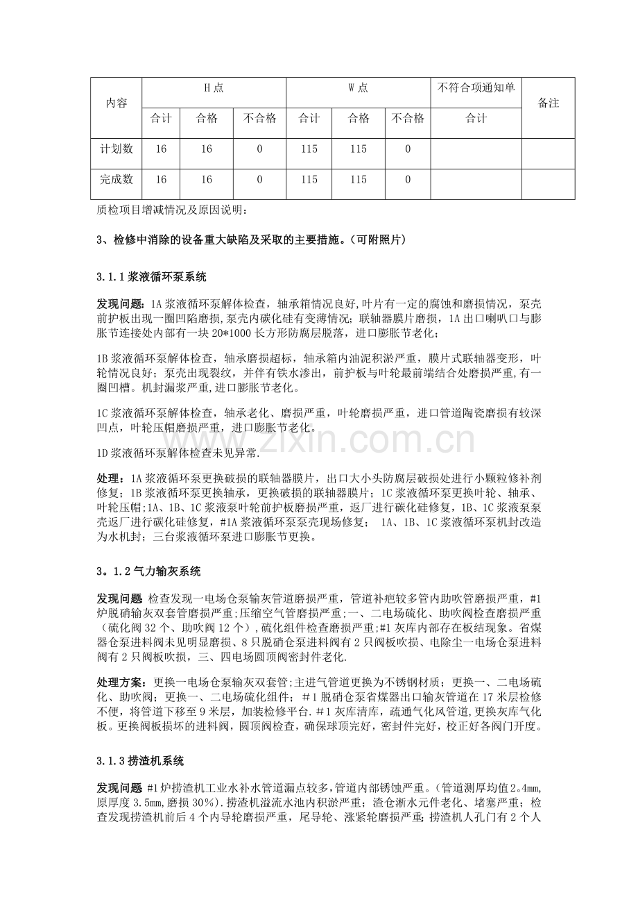 灰硫专业-1机组A级检修总结报告.doc_第2页