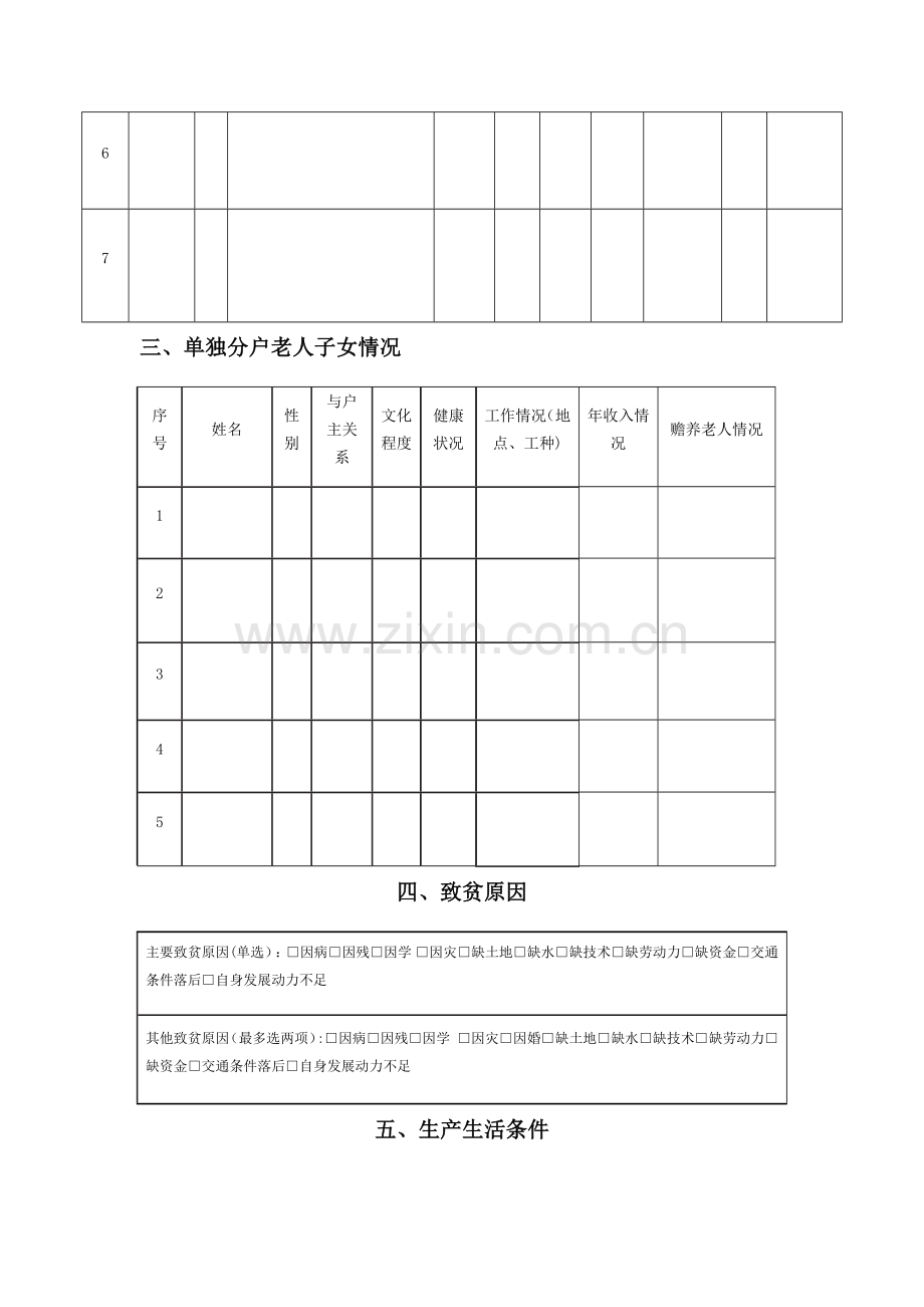 表1：贫困户基本信息统计表(定).doc_第2页