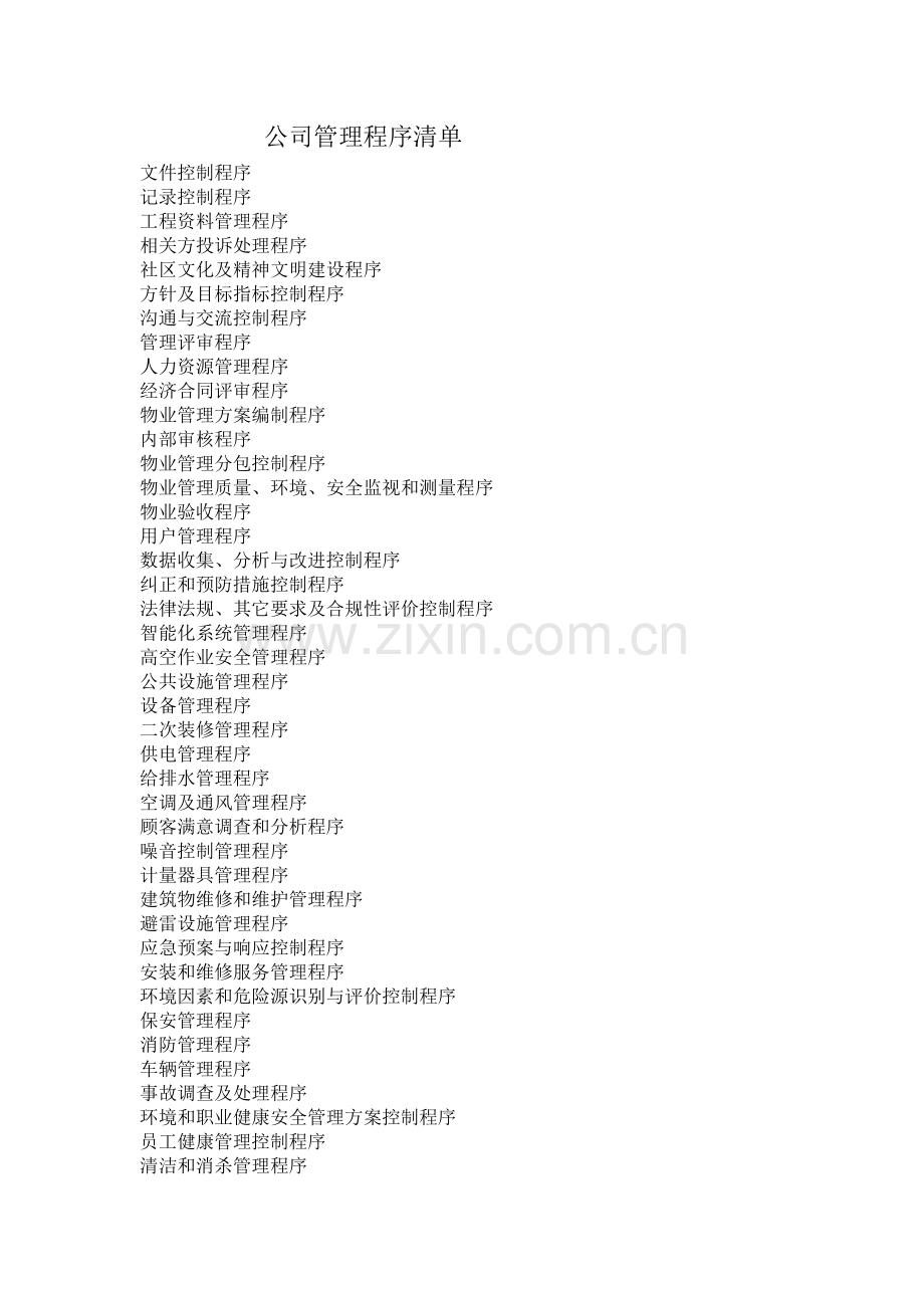 管理程序清单.doc_第1页