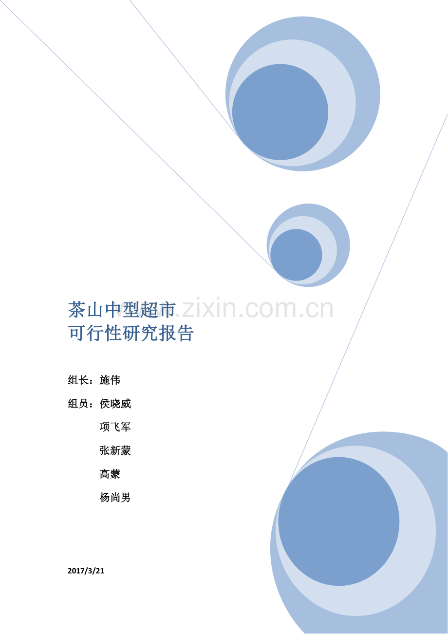 中型超市可行性研究报告.docx_第1页