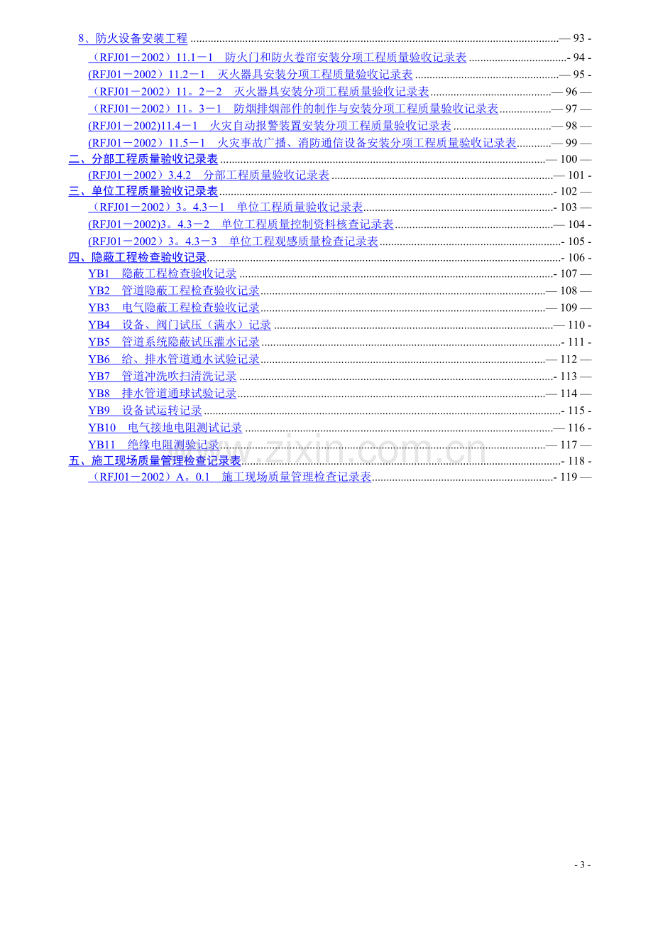 人防工程分部分项验收记录表.doc_第3页