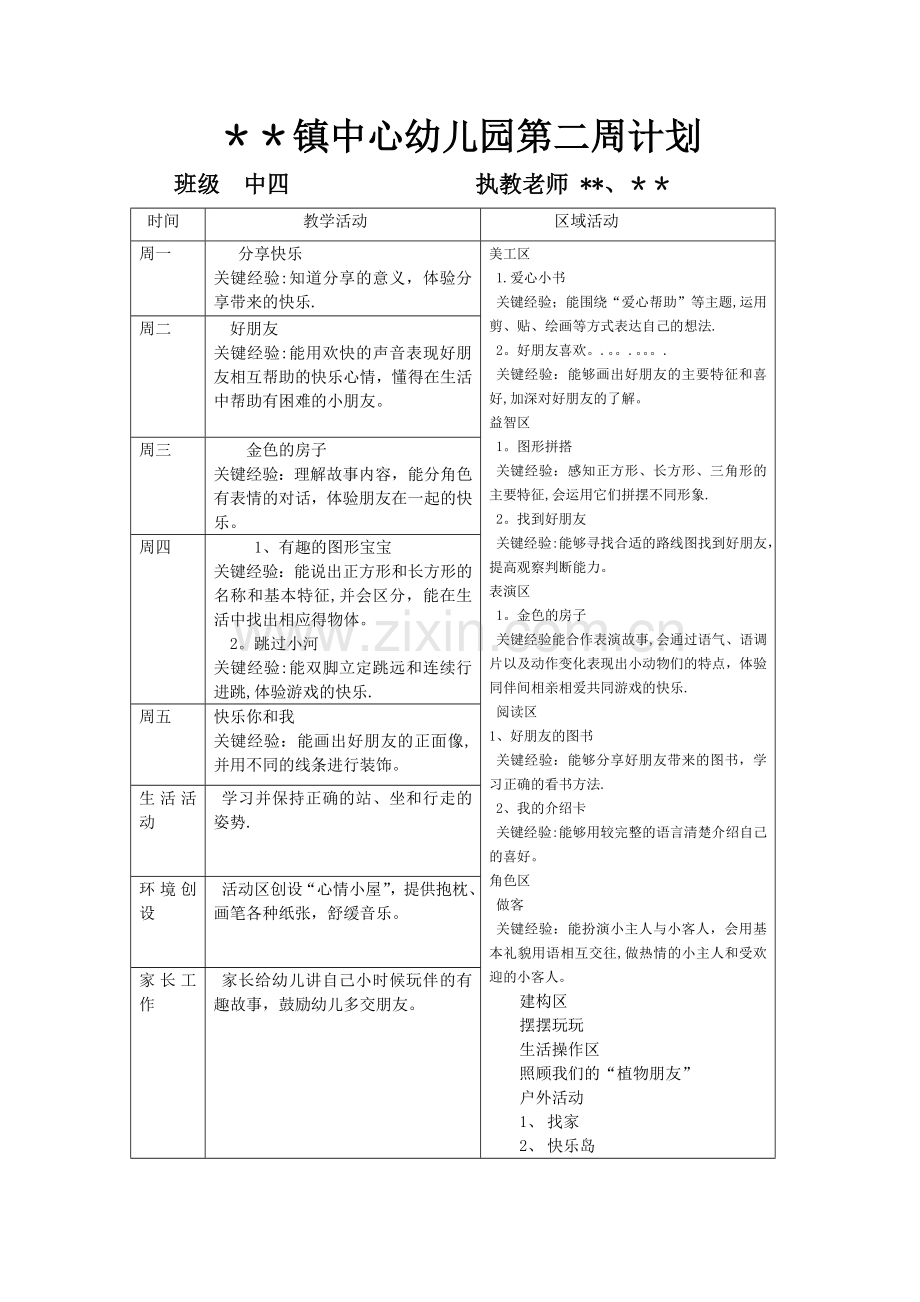 幼儿园中班第1-19周教学计划.doc_第2页