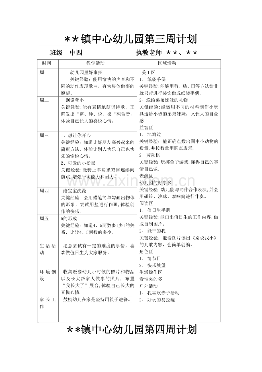 幼儿园中班第1-19周教学计划.doc_第3页