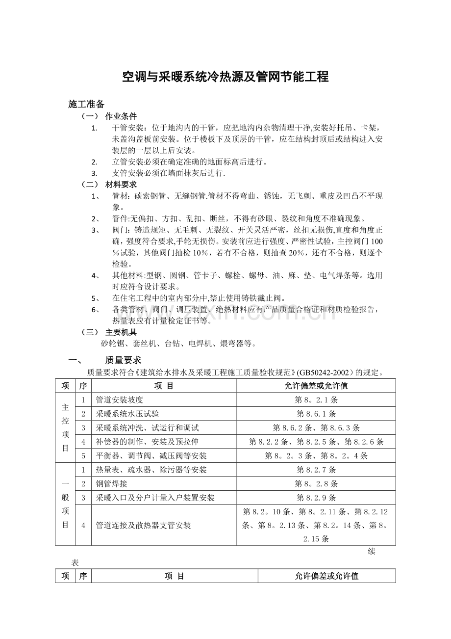 空调与采暖系统冷热源及管网节能工程.doc_第1页