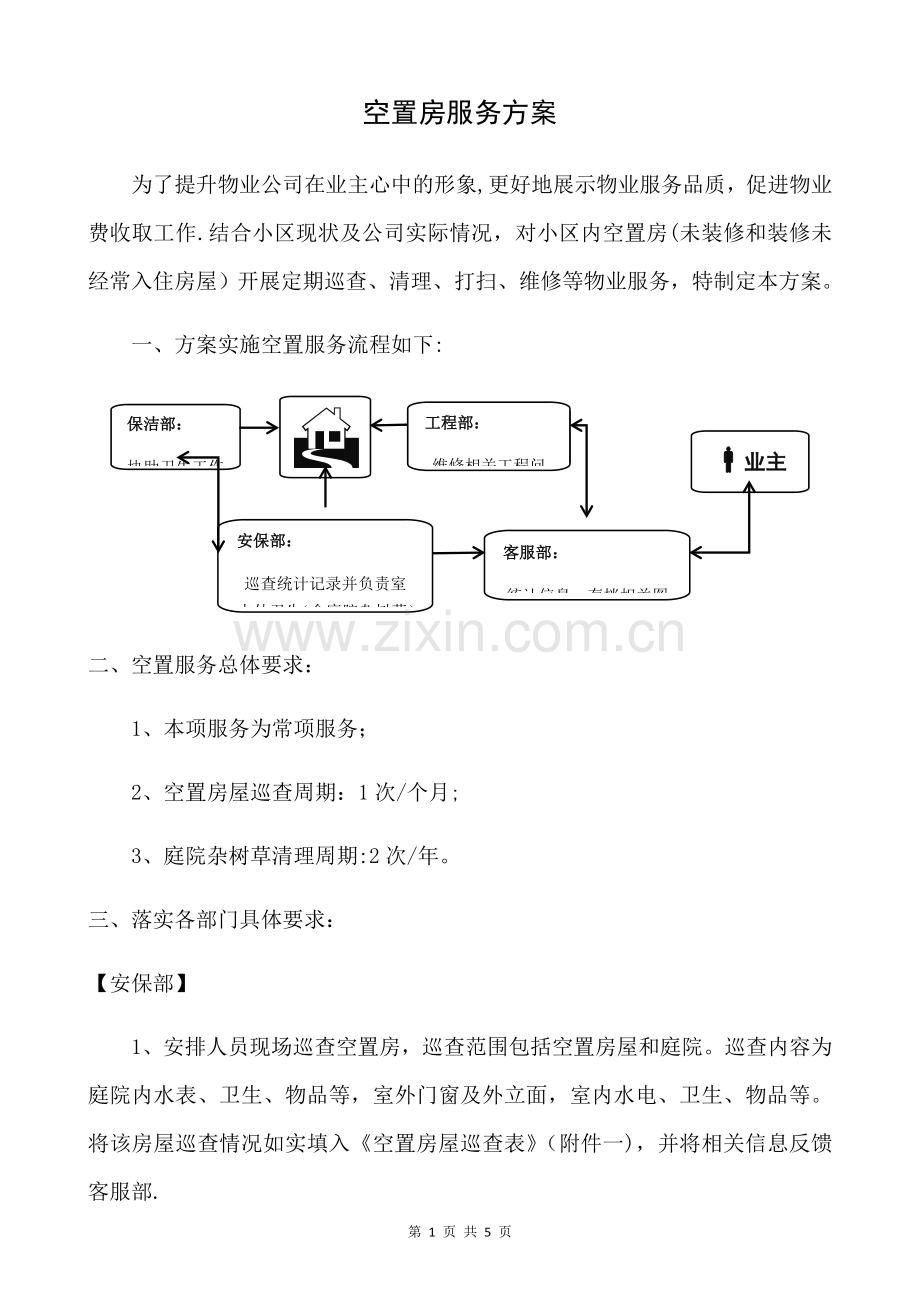 空置房服务方案.doc_第1页