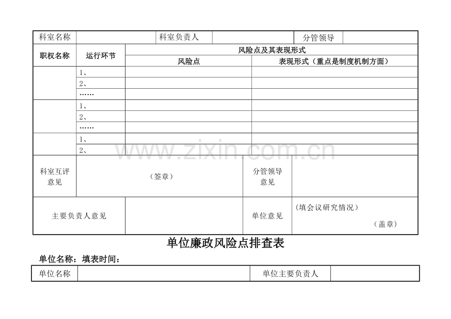 岗位廉政风险点排查表.doc_第2页