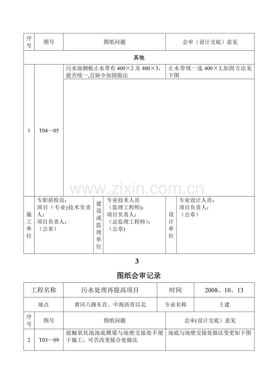 污水处理图纸会审记录.doc_第3页