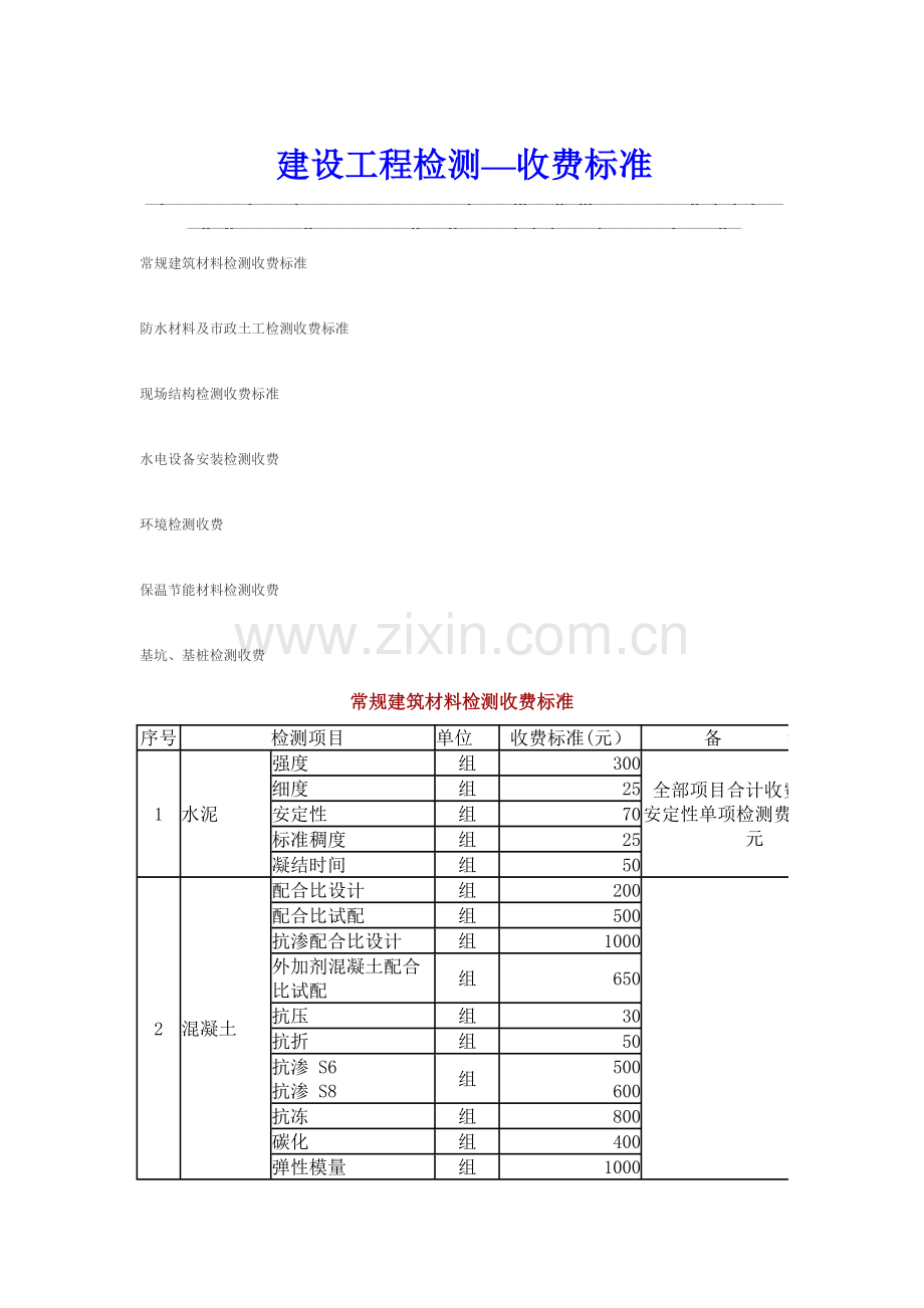 建设工程检测收费标准.doc_第1页