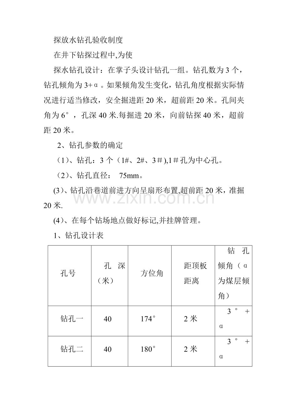 探放水钻孔验收制度.doc_第1页